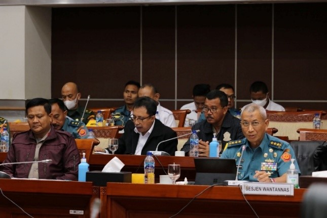 KOMISI-I DPR RI DALAM RDP DENGAN SESJEN WANTANNAS, MENYATAKAN MENDUKUNG PERUBAHAN WANTANNAS MENJADI WANKAMNAS
