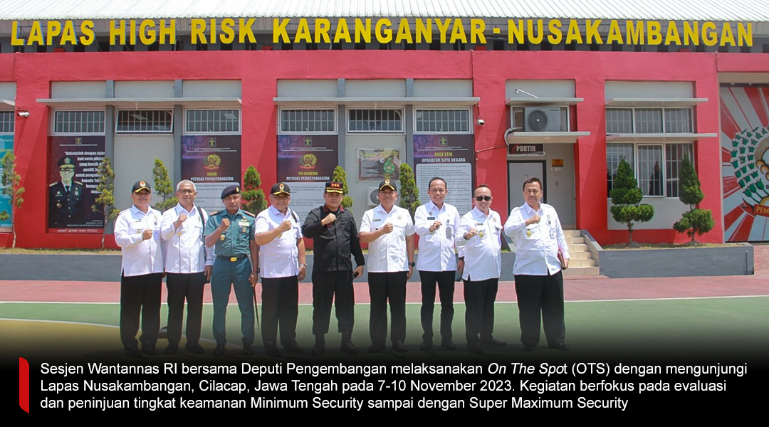 Wantannas Kunjungi Lapas Nusakambangan