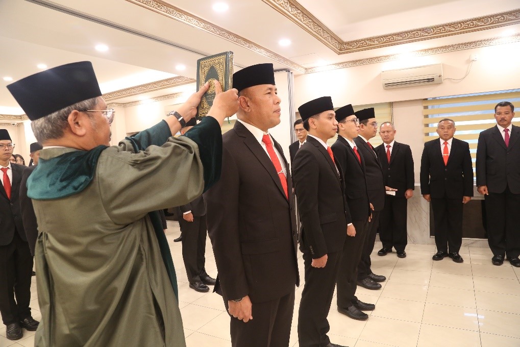 Lantik Sejumlah Pegawai, Sesjen Wantannas RI : Terapkan Prinsip Akuntabilitas Sesuai Amanat Undang - Undang