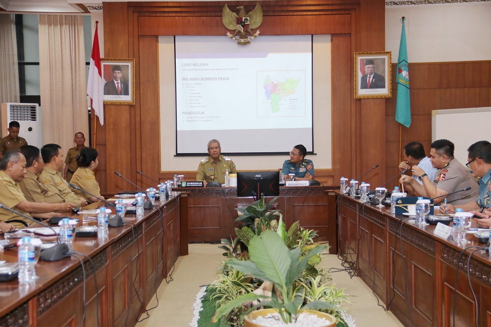 TERIMA TIM KKDN WANTANNAS RI, PJ. GUBERNUR HARISSON HARAP PENGEMBANGAN PADA WILAYAH PERBATASAN