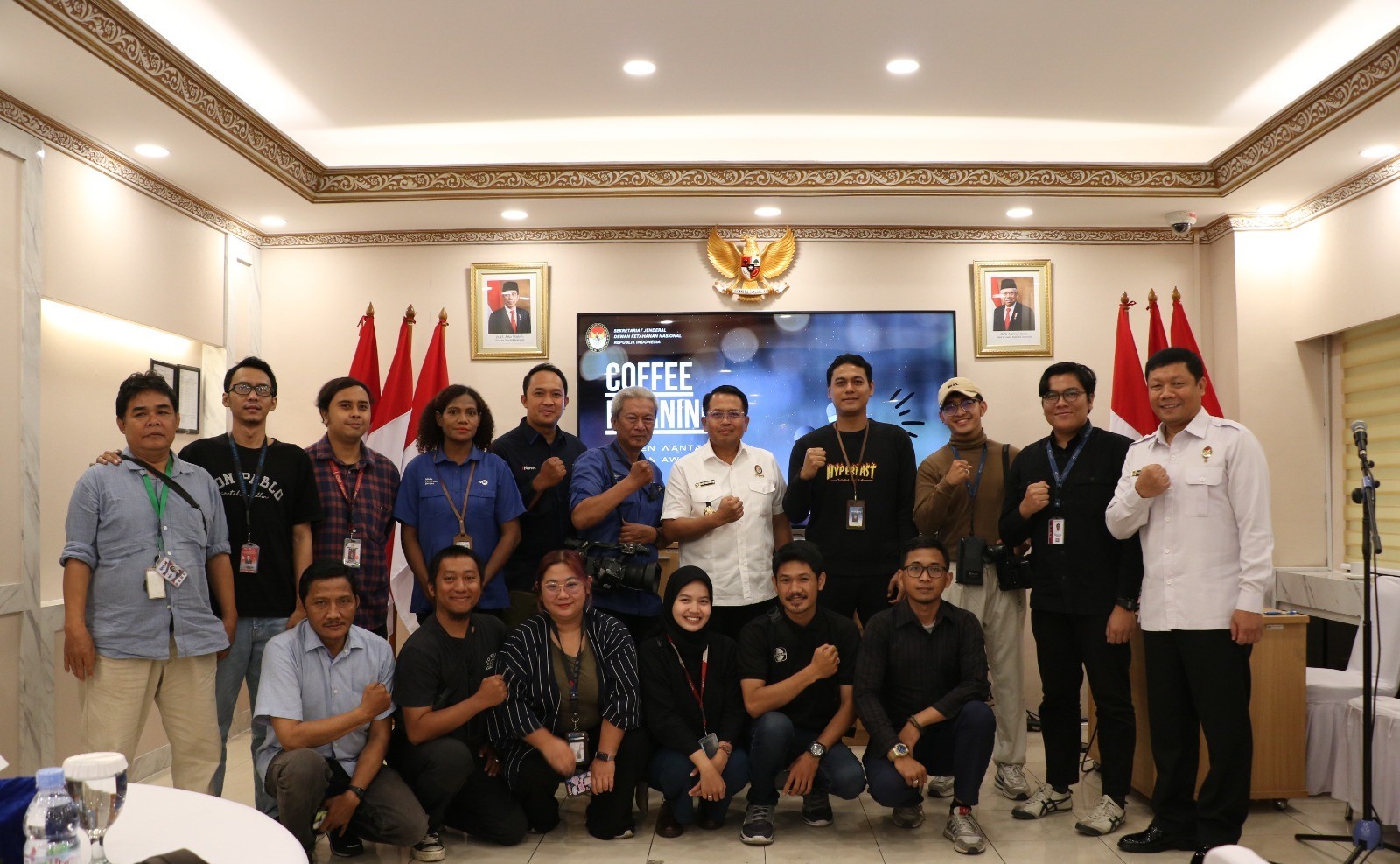 Pertemuan Dengan Awak Media, Sesjen Nilai Pers Punya Tanggung Jawab Dalam Pemilu 2024