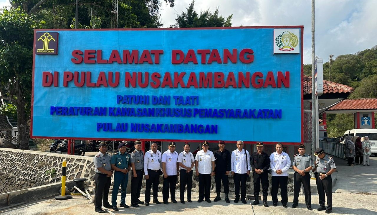 Identifikasi Resiko Keamanan, Wantannas Kunjungi Lapas Nusakambangan