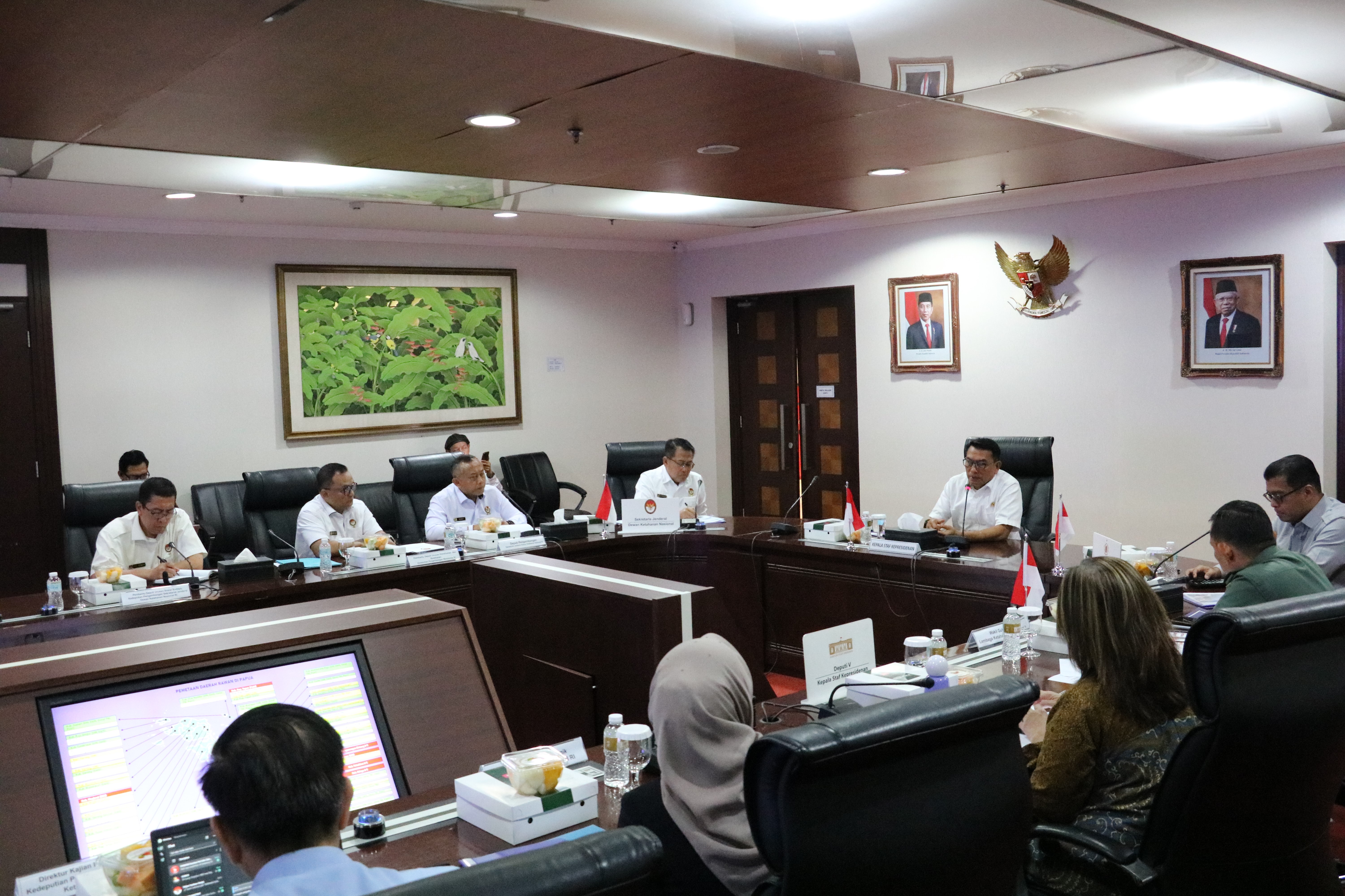 Sesjen Wantannas Turut Hadiri Rapat Pengamanan Daerah Rawan Bersama KSP Dan Lemhanas