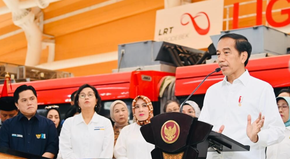 Presiden Jokowi Resmikan LRT Terintegrasi Jabodebek