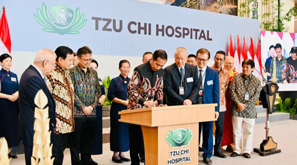 Resmikan RS Tzu Chi, Presiden Imbau Masyarakat Berobat di Dalam Negeri