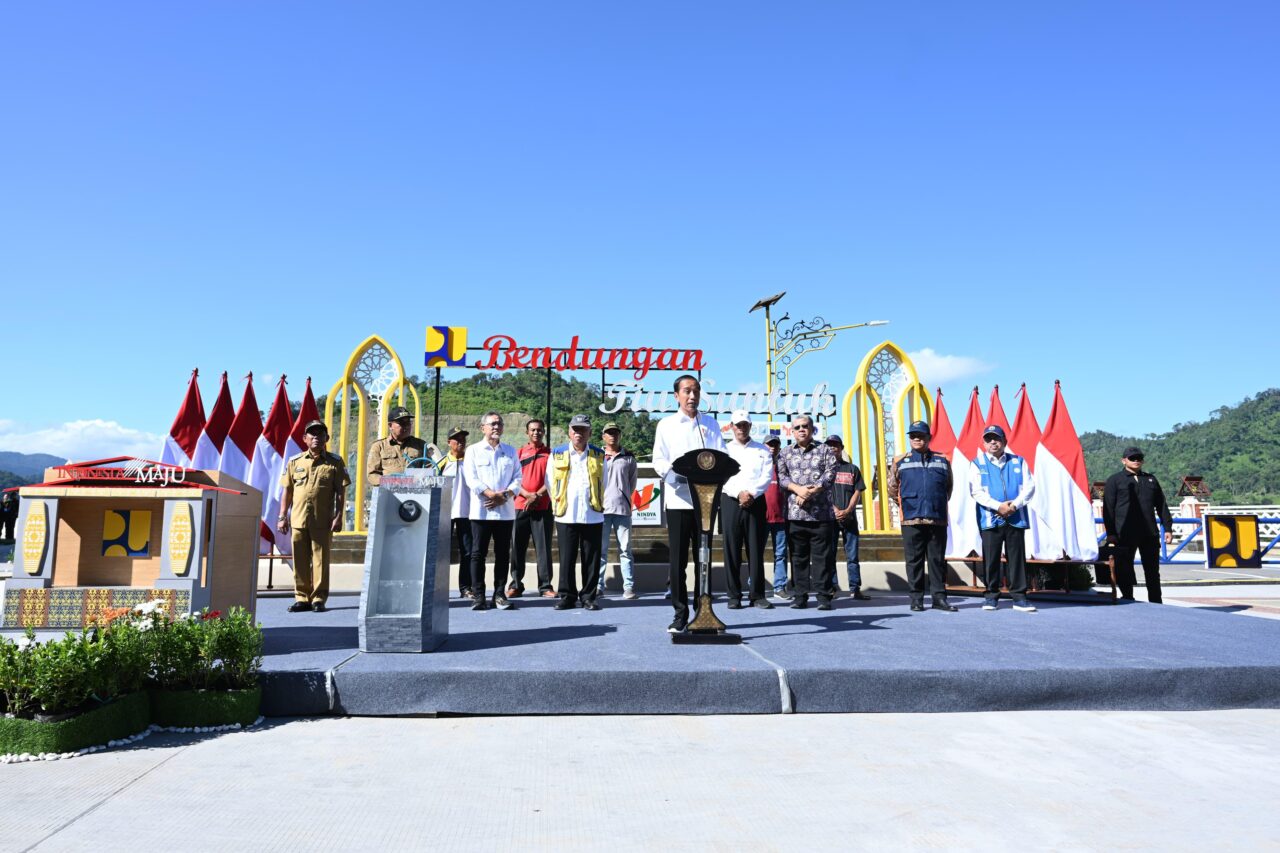 Presiden Jokowi Resmikan Bendungan Tiu Suntuk di Kabupaten Sumbawa Barat