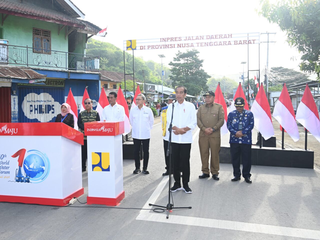 Resmikan IJD di Provinsi NTB, Presiden Harap Kecepatan Logistik Makin Baik