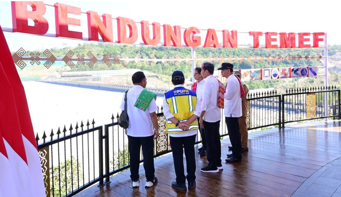 Kunjungan Presiden Jokowi ke Nusa Tenggara Timur: Peresmian Bendungan Temef dan Pos Lintas Batas Negara