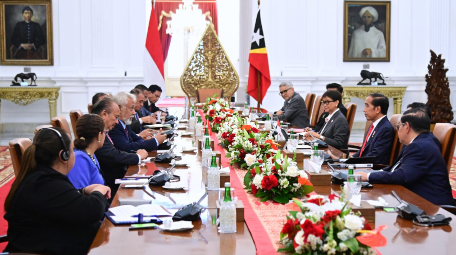 Presiden Jokowi dan PM Timor-Leste Bahas Pembentukan Kawasan Ekonomi Kedua Negara