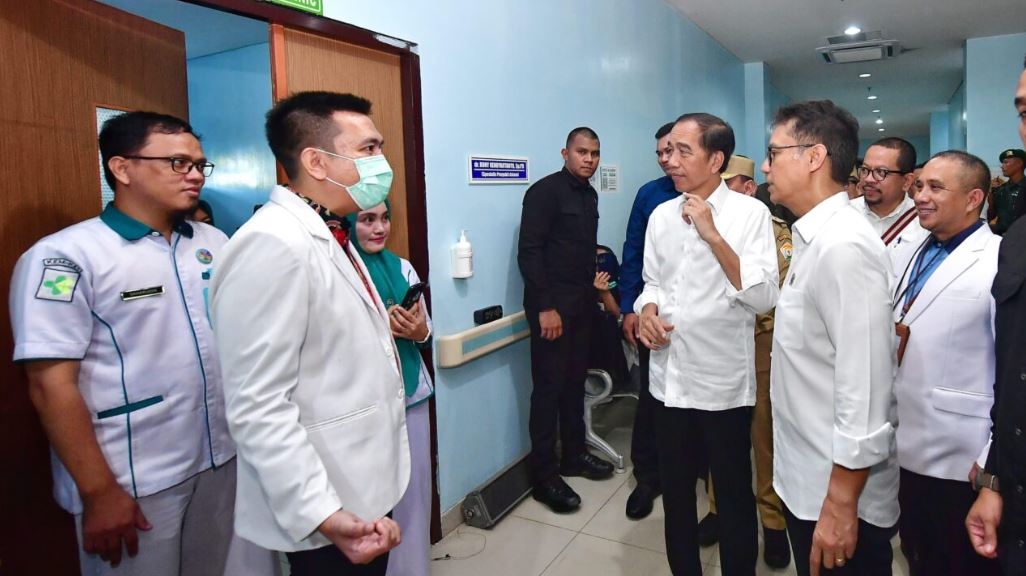 Tinjau BLUD RS Konawe, Presiden Jokowi Apresiasi Inisiatif Pendanaan Pembangunan