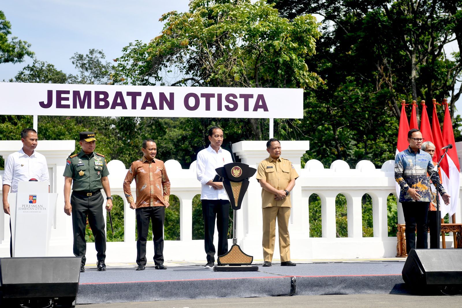 Presiden Jokowi Resmikan Jembatan Otto Iskandar Dinata Bogor