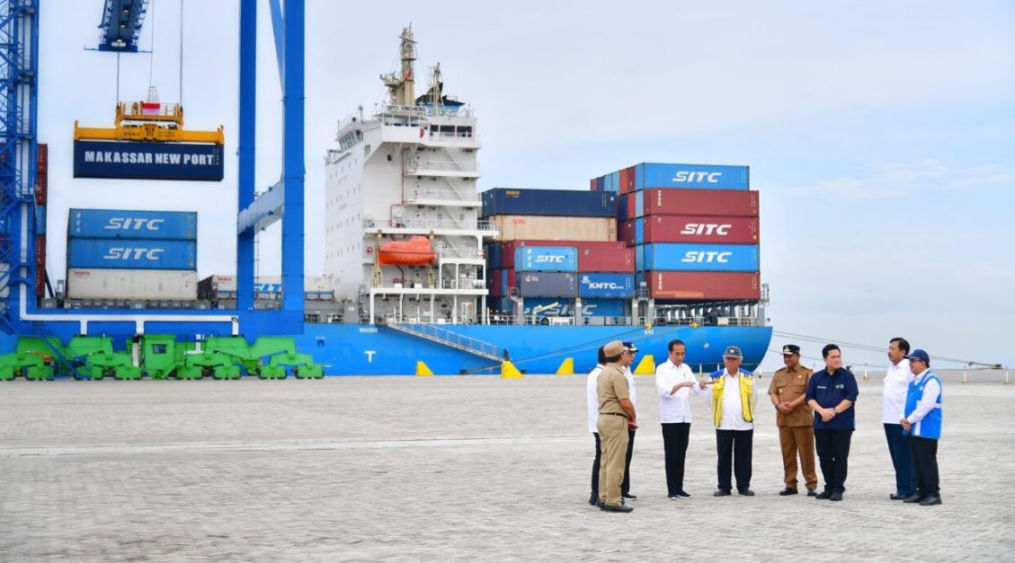 Presiden Jokowi Resmikan Makassar New Port