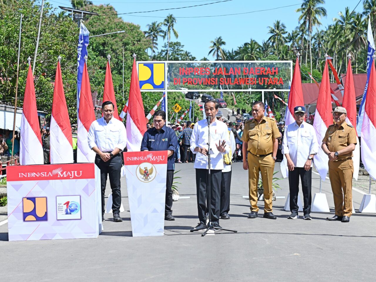 Presiden Jokowi Resmikan Instruksi Jalan Daerah di Sulawesi Utara dengan Anggaran Rp183 Miliar
