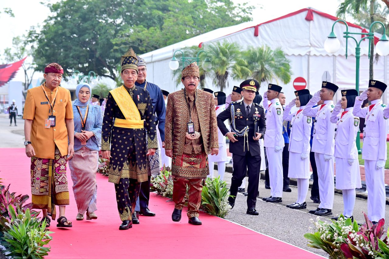 Presiden Jokowi Pimpin Upacara Hari Lahir Pancasila 2024 di Dumai