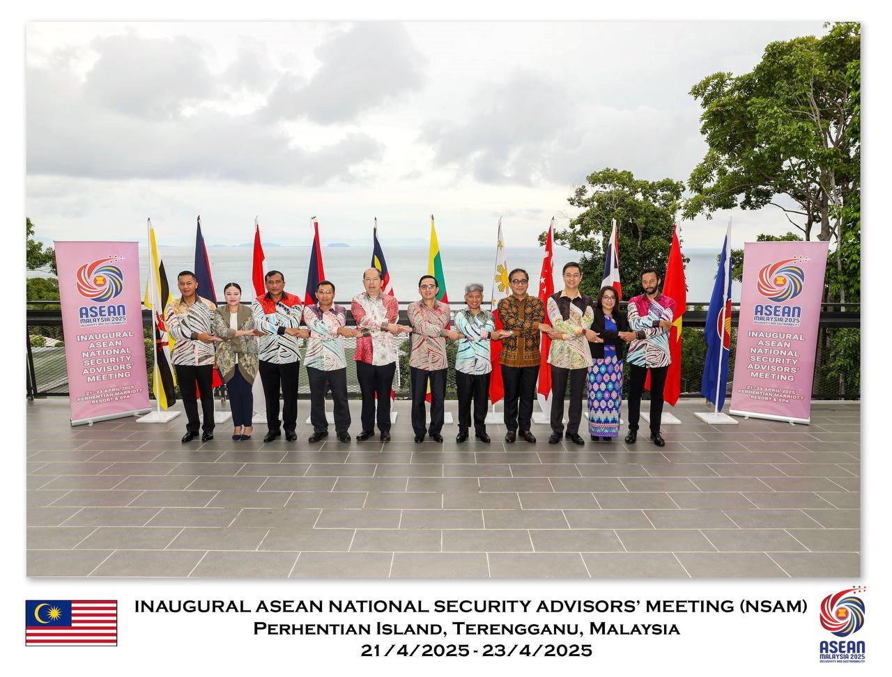 Dewan Pertahanan Nasional mewakili Delegasi Indonesia Hadiri ASEAN National Security Advisors Meeting di Malaysia