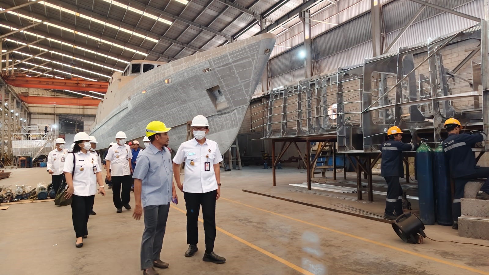 DPN dalami Kesiapan Industri Galangan Kapal Nasional  di Jawa Barat