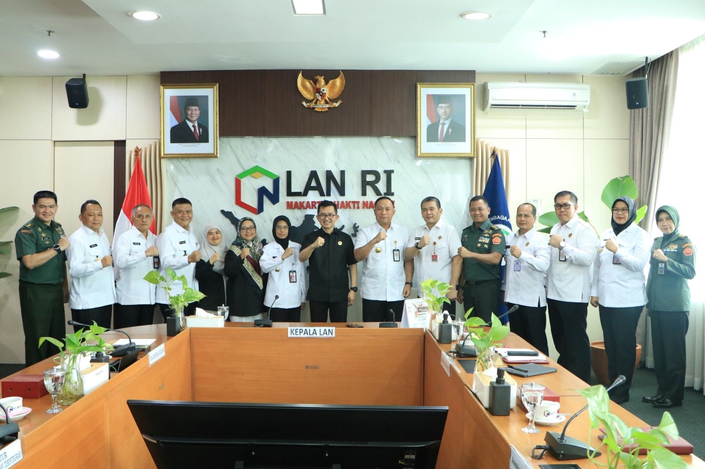 DPN dan Ditjen Pothan Kemhan Jajaki Integrasi Kurikulum Komcad dan Latsar ASN Bersama LAN