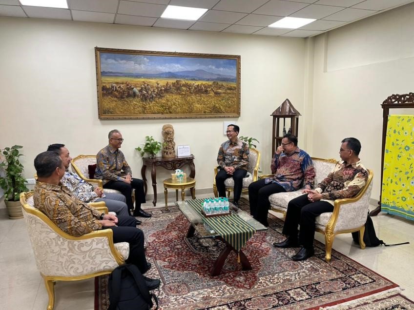 Delegasi DPN Courtesy Call ke KUAI KBRI New Delhi