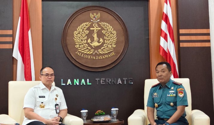 DPN Audiensi Dengan Lanal Ternate dan Korem 152/Baabullah Di Maluku Utara