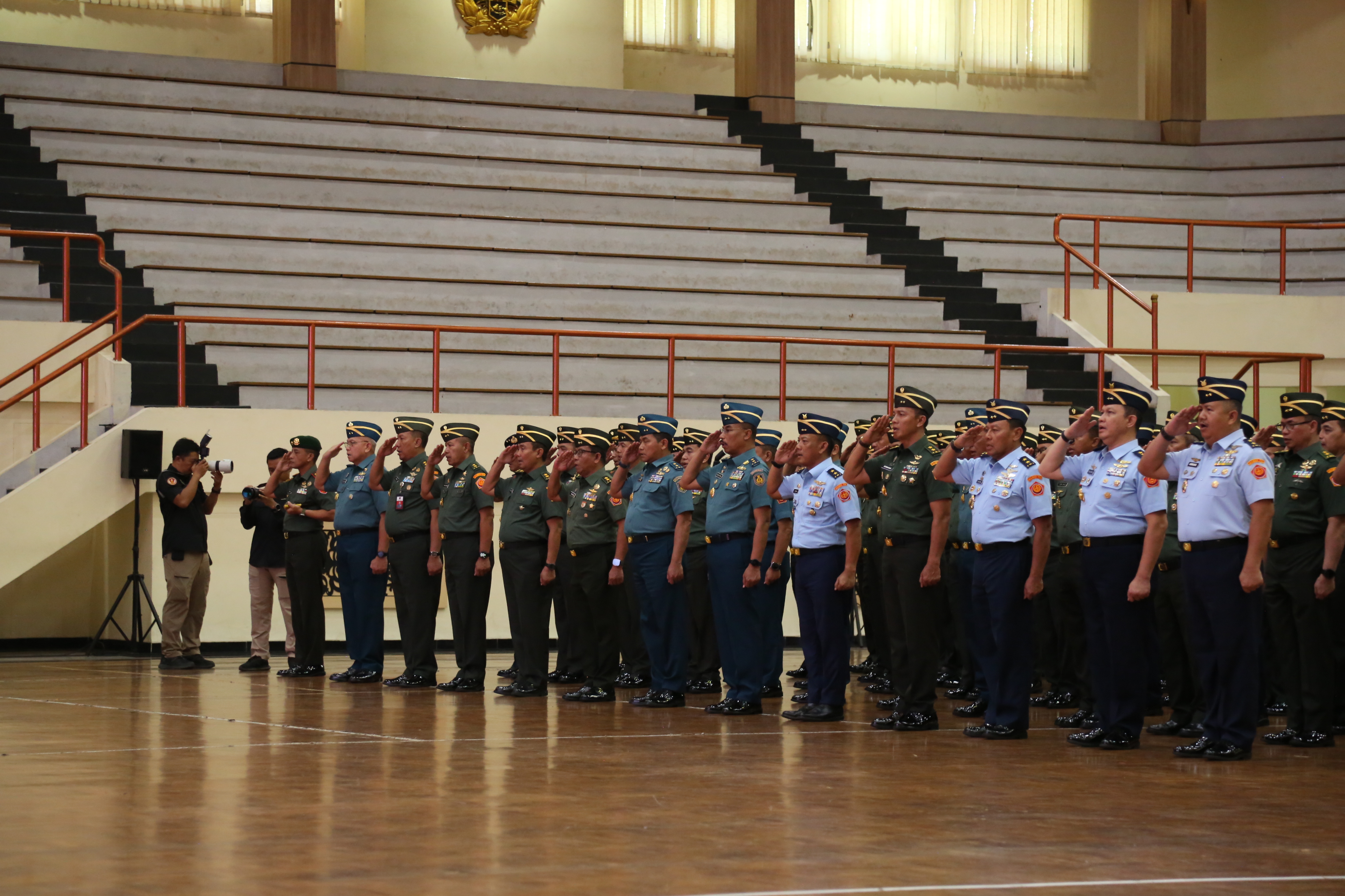 Pejabat Dewan Pertahanan Nasional Hadiri Laporan Korps Kenaikan Pangkat Pati TNI