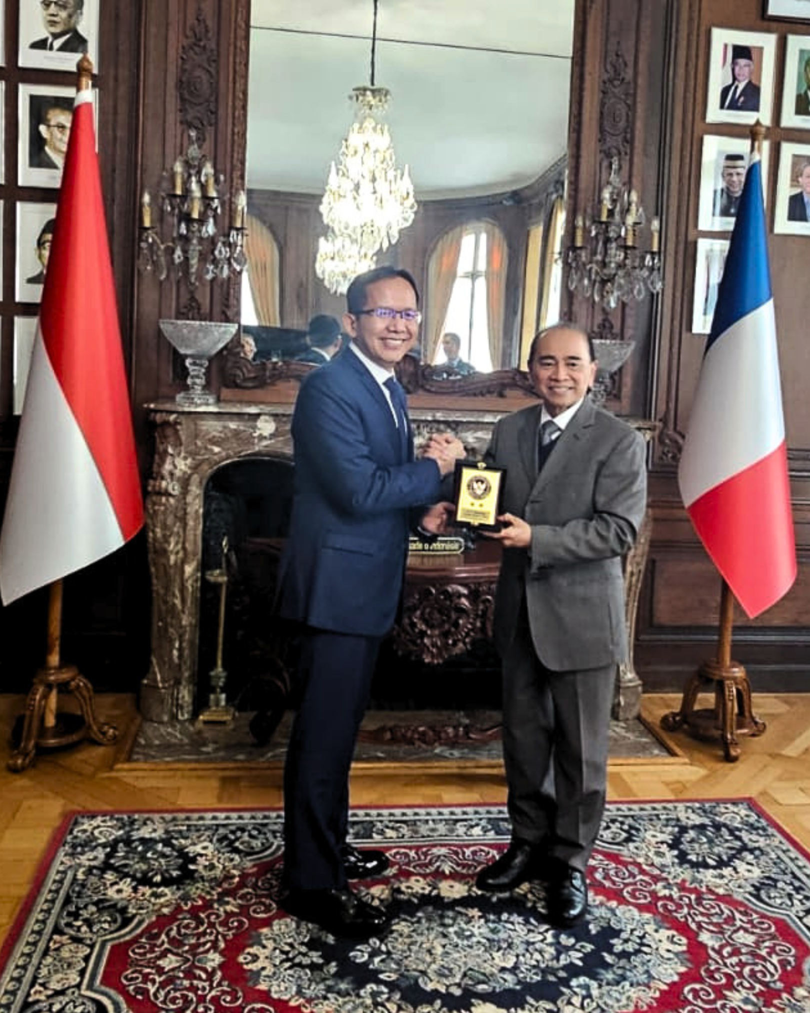 Delegasi DPN dan Kemhan Audiensi Dengan Dubes RI Bahas Penguatan Kerjasama Indonesia-Prancis Khususnya MRO Alutsista