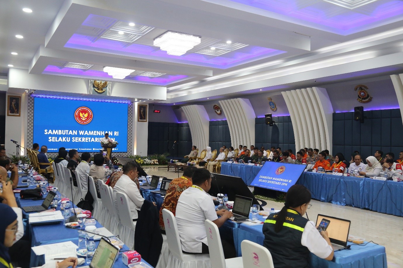 dpn adakan admin game simulasi mitigasi megathrust dan tsunami bersama kementerian dan lembaga (2)