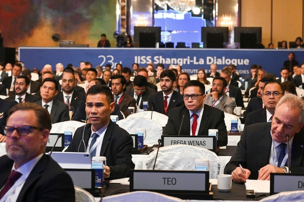 Deputi Geostrategi DPN Dampingi Wamenhan RI Hadiri Shangri-La Dialogue 2026 di Singapura