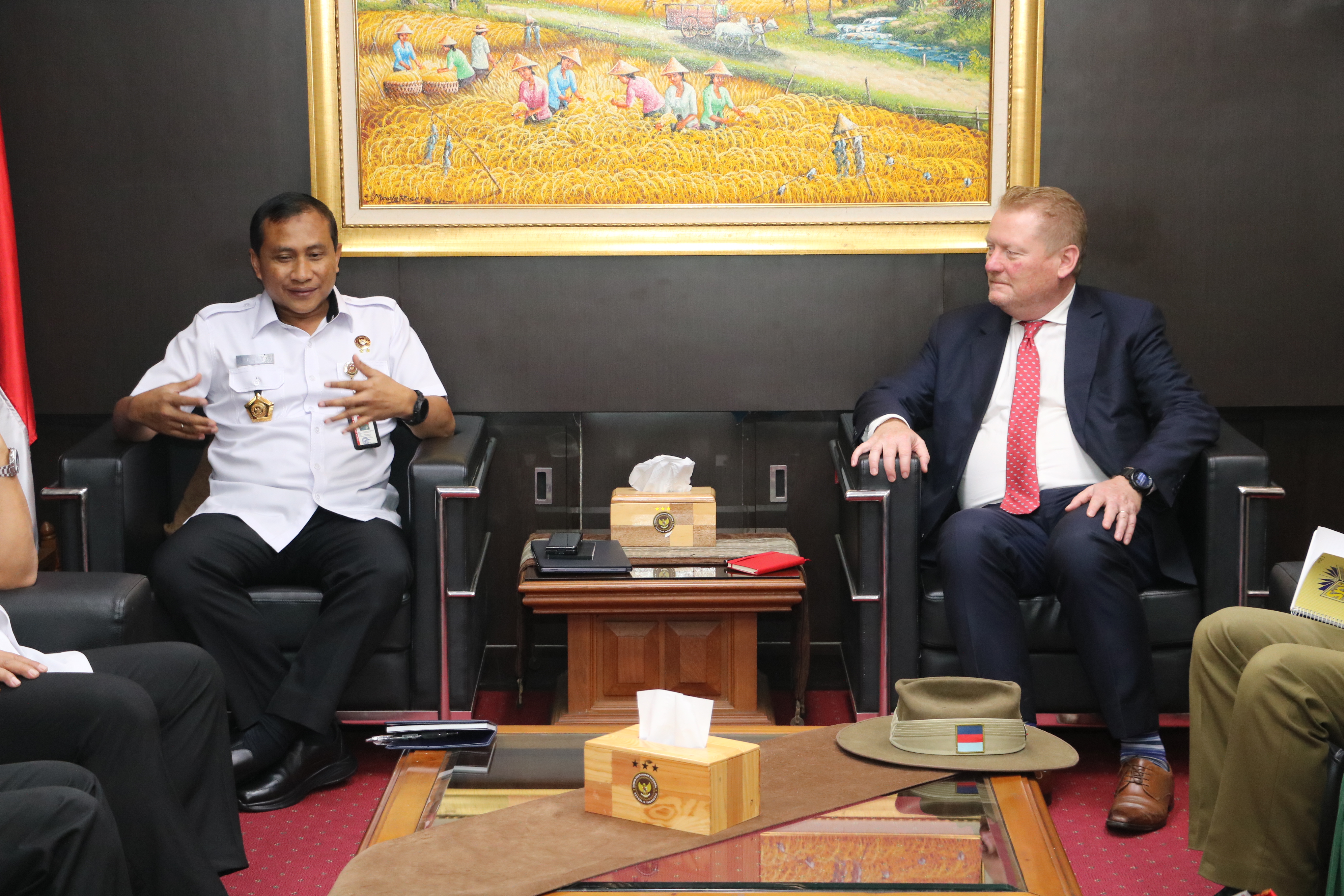 Dewan Pertahanan Nasional RI Terima Delegasi Australia Perkuat Kerja Sama Keamanan Strategis