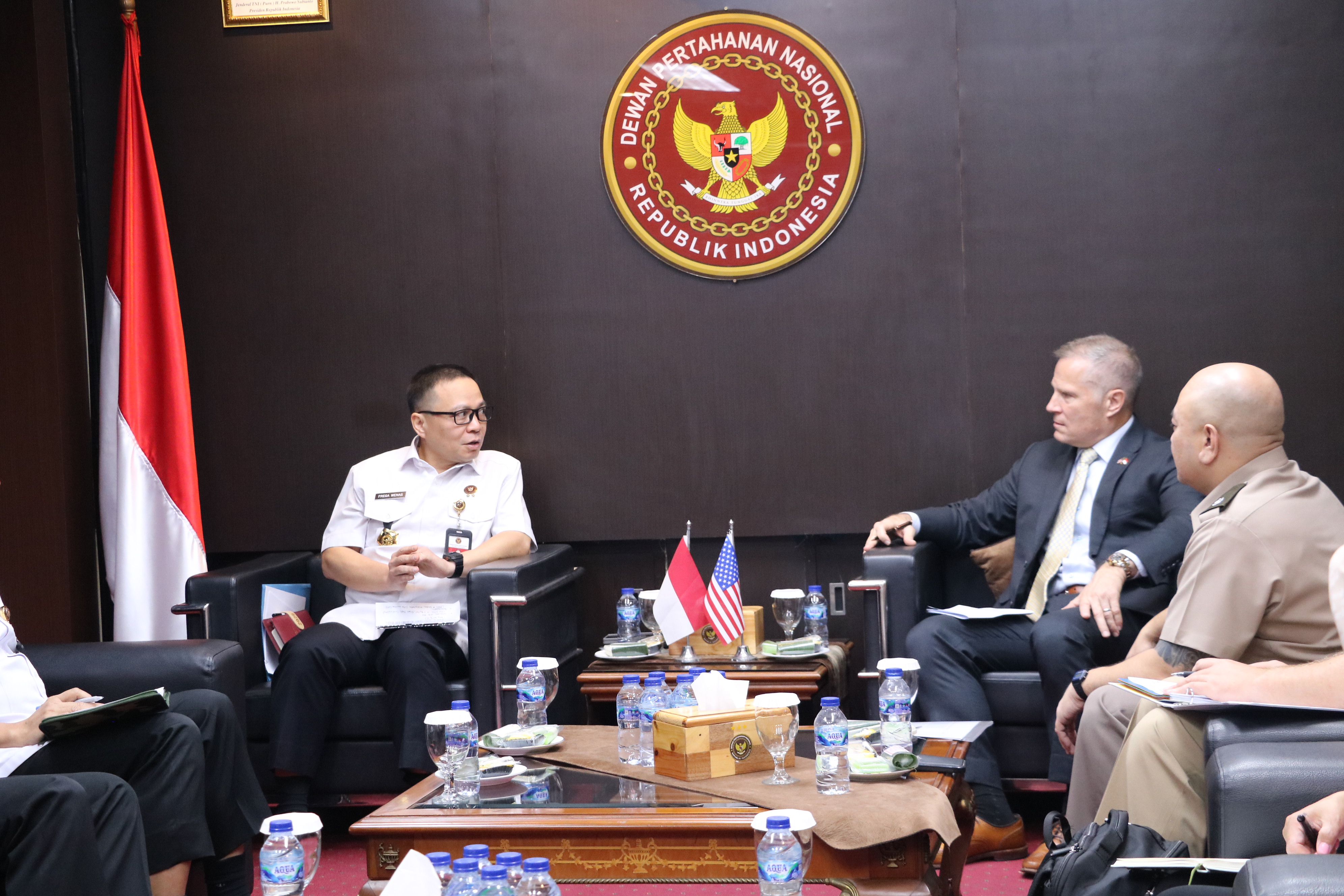 Deputi Geostrategi DPN Terima Audensi US PACOM : Memelihara Kerja Sama Indo-Pasifik