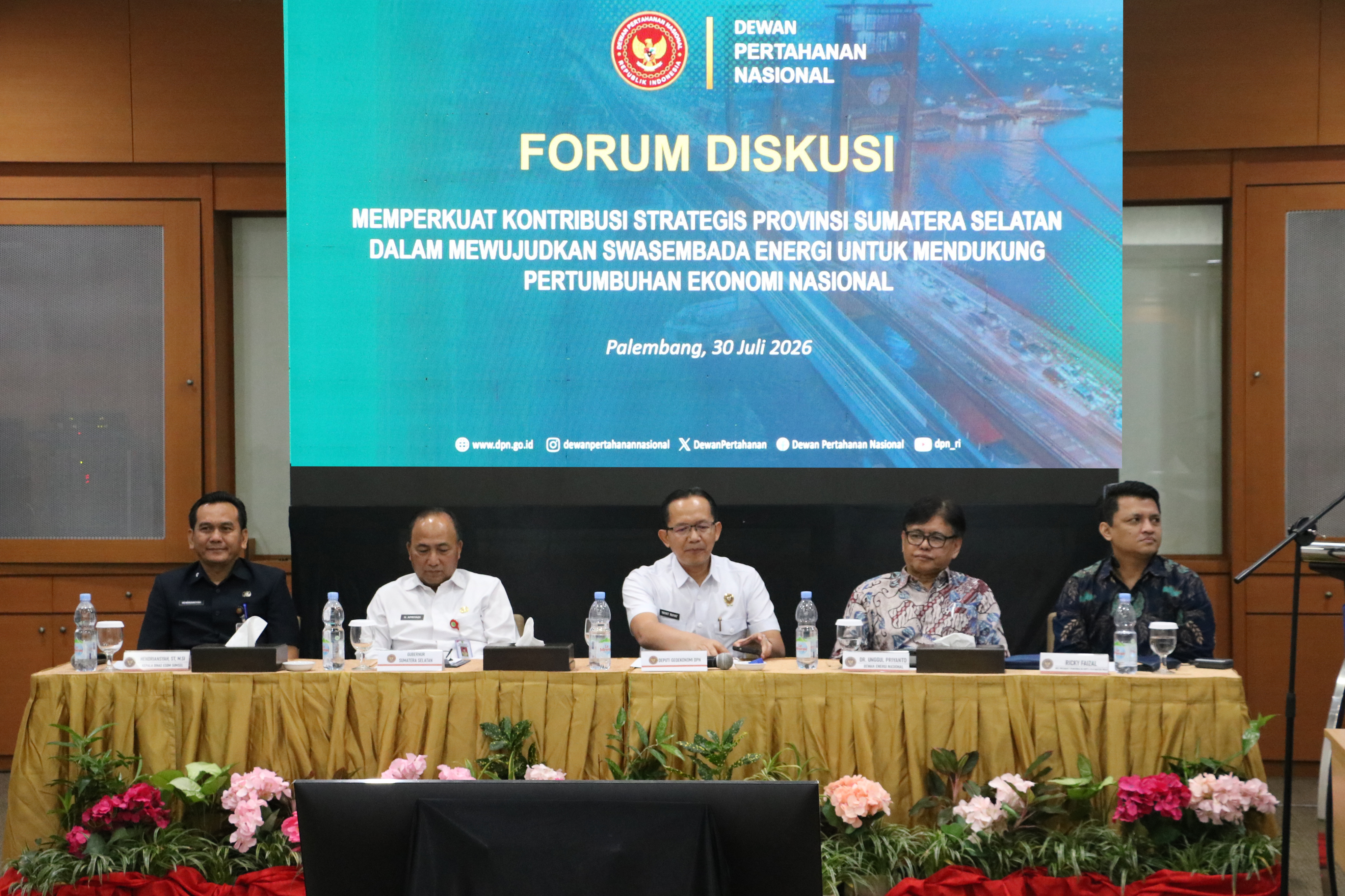 DPN Himpun Masukan Strategis Penguatan Swasembada Energi di Sumatera Selatan