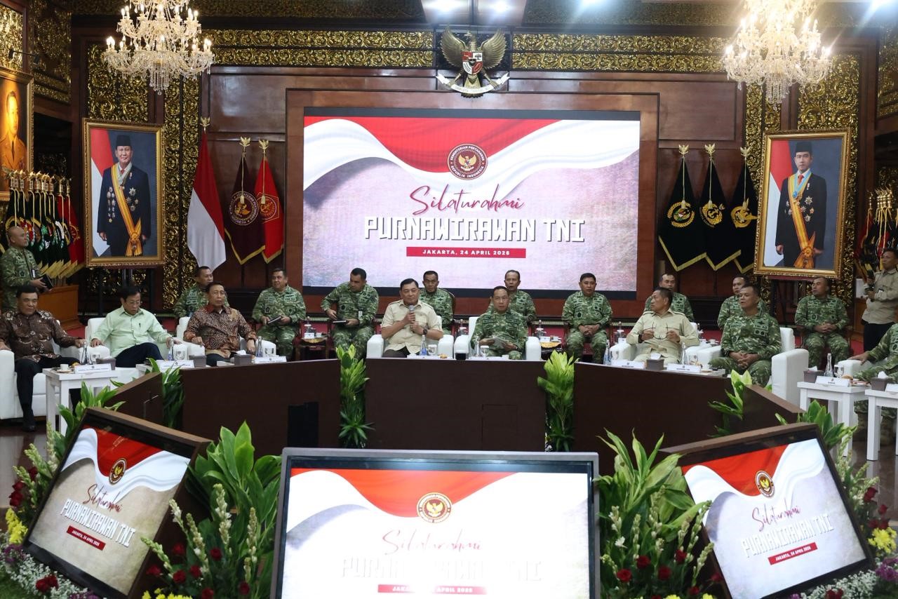 Menhan Gelar Pertemuan Strategis dengan Purnawirawan TNI, Perkuat Arah Kebijakan Pertahanan Nasional