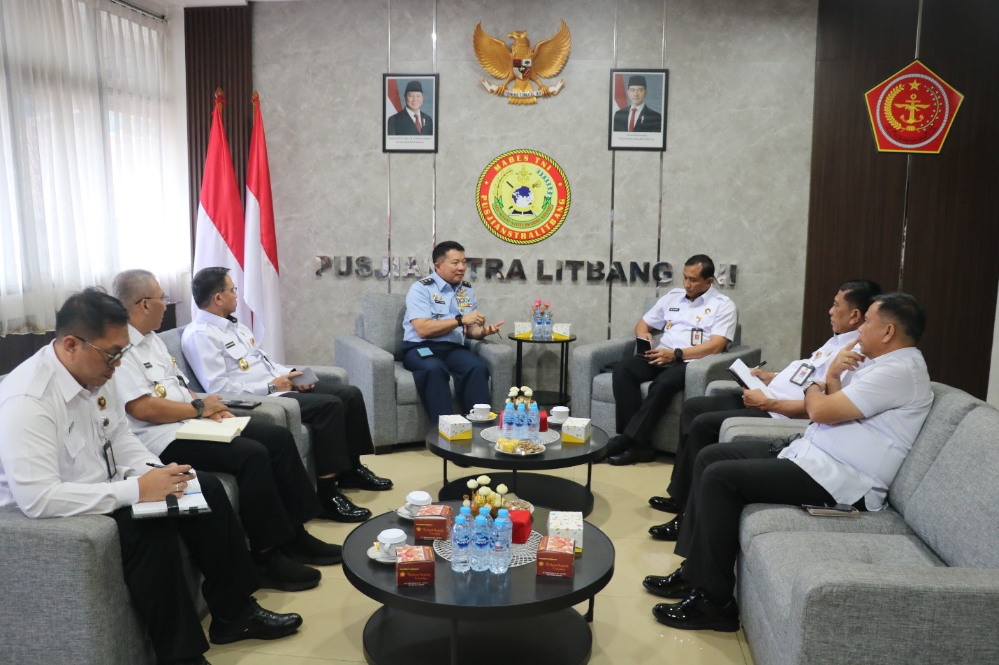 Dewan Pertahanan Nasional Lakukan Audiensi Strategis ke Pusjianstralitbang TNI