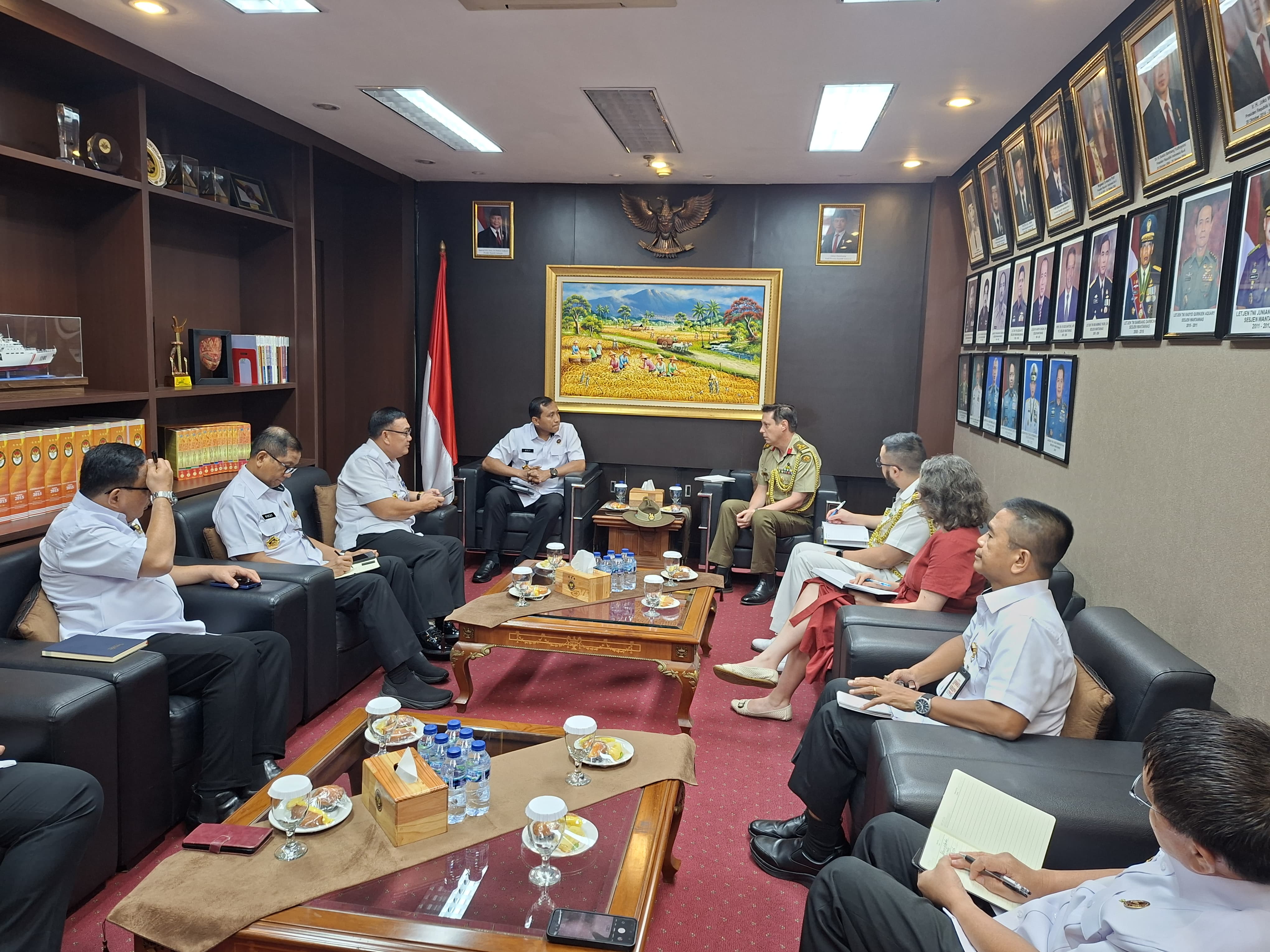 DPN Terima Kunjungan Atase Pertahanan Kedutaan Besar Australia