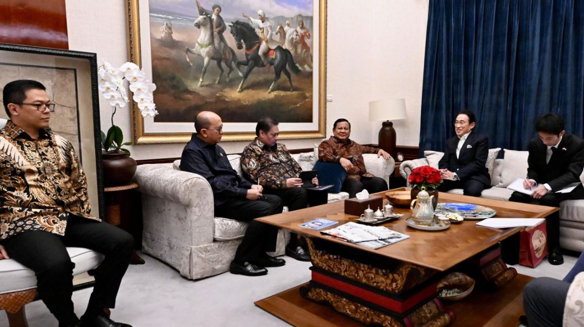 Presiden Prabowo Terima Kunjungan Utusan Khusus PM Jepang Fumio Kishida di Kertanegara