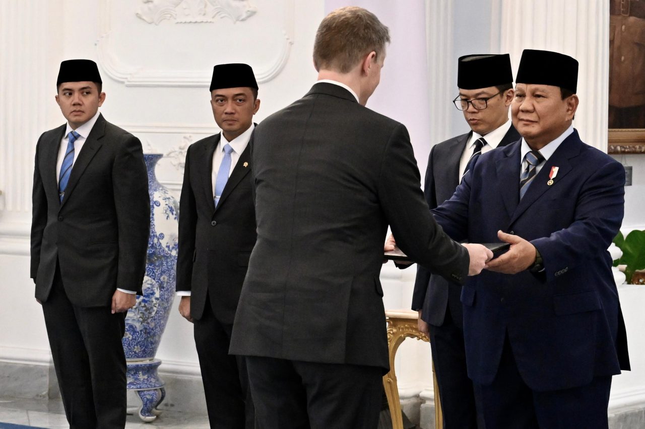 Presiden Prabowo Terima Surat Kepercayaan Delapan Duta Besar Negara Sahabat di Istana Merdeka