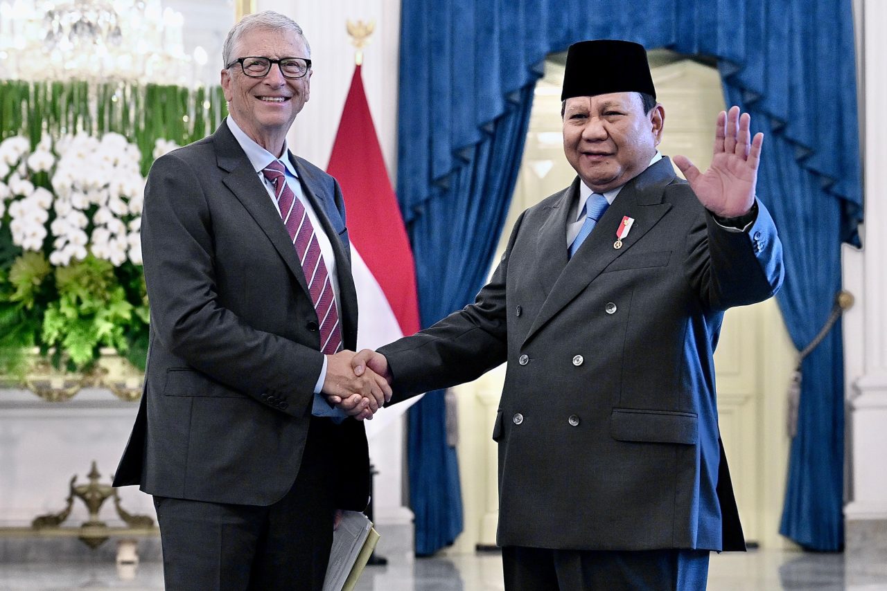 Presiden Prabowo Terima Kunjungan Bill Gates di Istana Merdeka