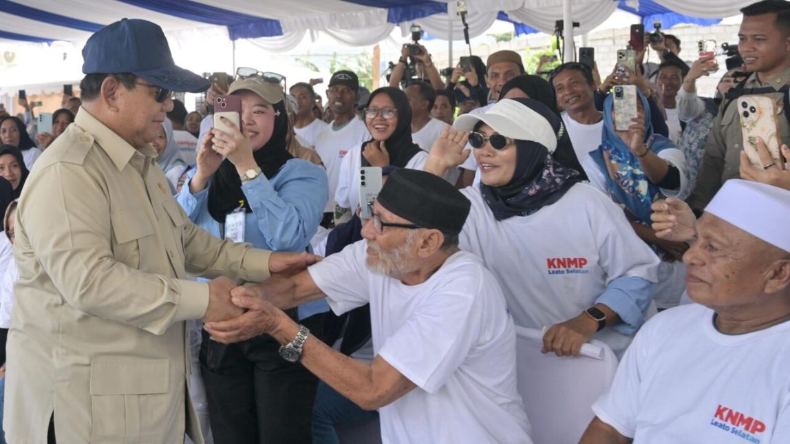 Dari KNMP Leato Selatan, Presiden Prabowo: Pemerintah Akan Perhatikan dan Hormati Nelayan di Seluruh Indonesia