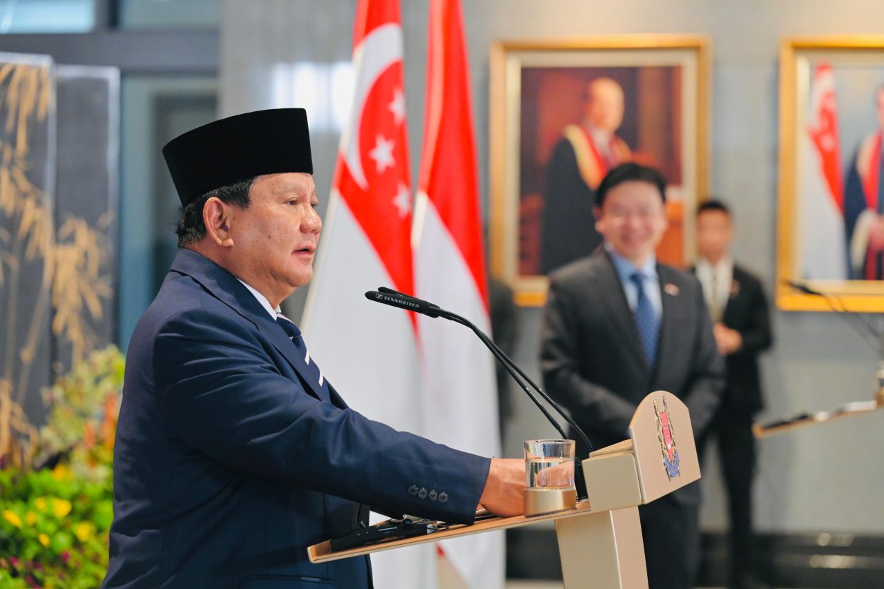 Presiden Prabowo dan PM Wong Sepakat Dorong Solusi Damai untuk Gaza, Iran–Israel, hingga Krisis Myanmar