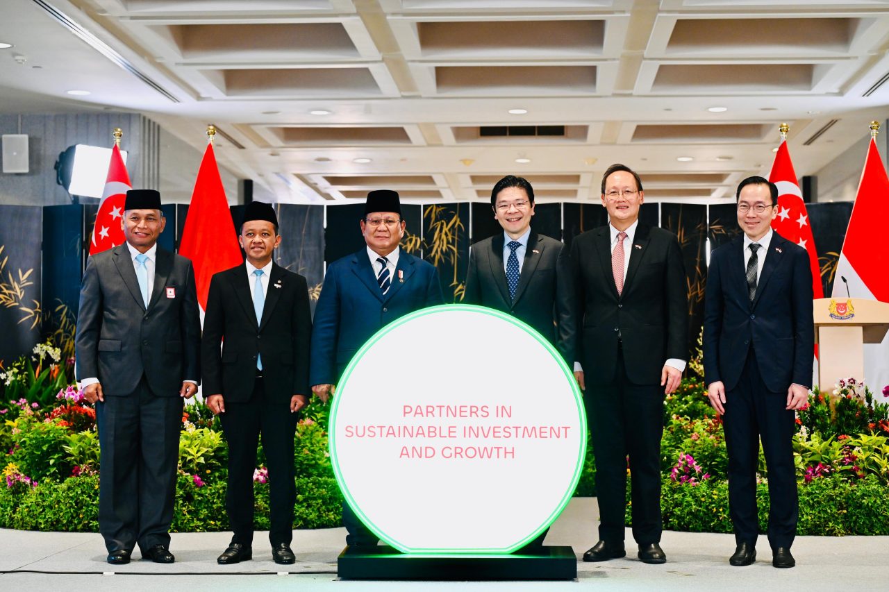Presiden Prabowo dan PM Wong Hadiri Milestone Ceremony Proyek Energi Terbarukan