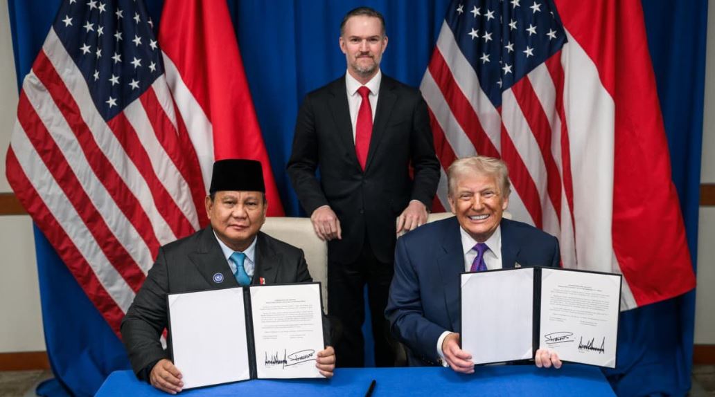 Presiden Prabowo–Presiden Trump Teken Perjanjian Perdagangan Timbal Balik RI–AS