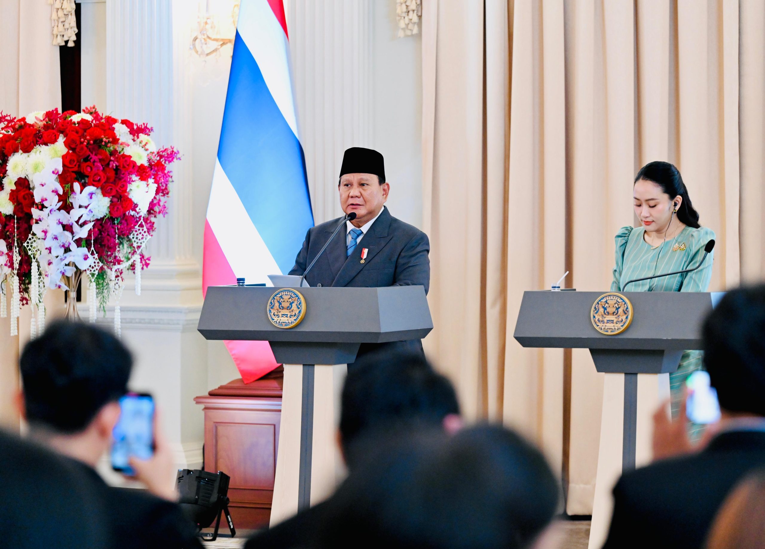 Presiden Prabowo dan PM Paetongtarn Gelar 1st Leaders’ Consultation, RI–Thailand Sepakat Perkuat Kolaborasi Multisektor
