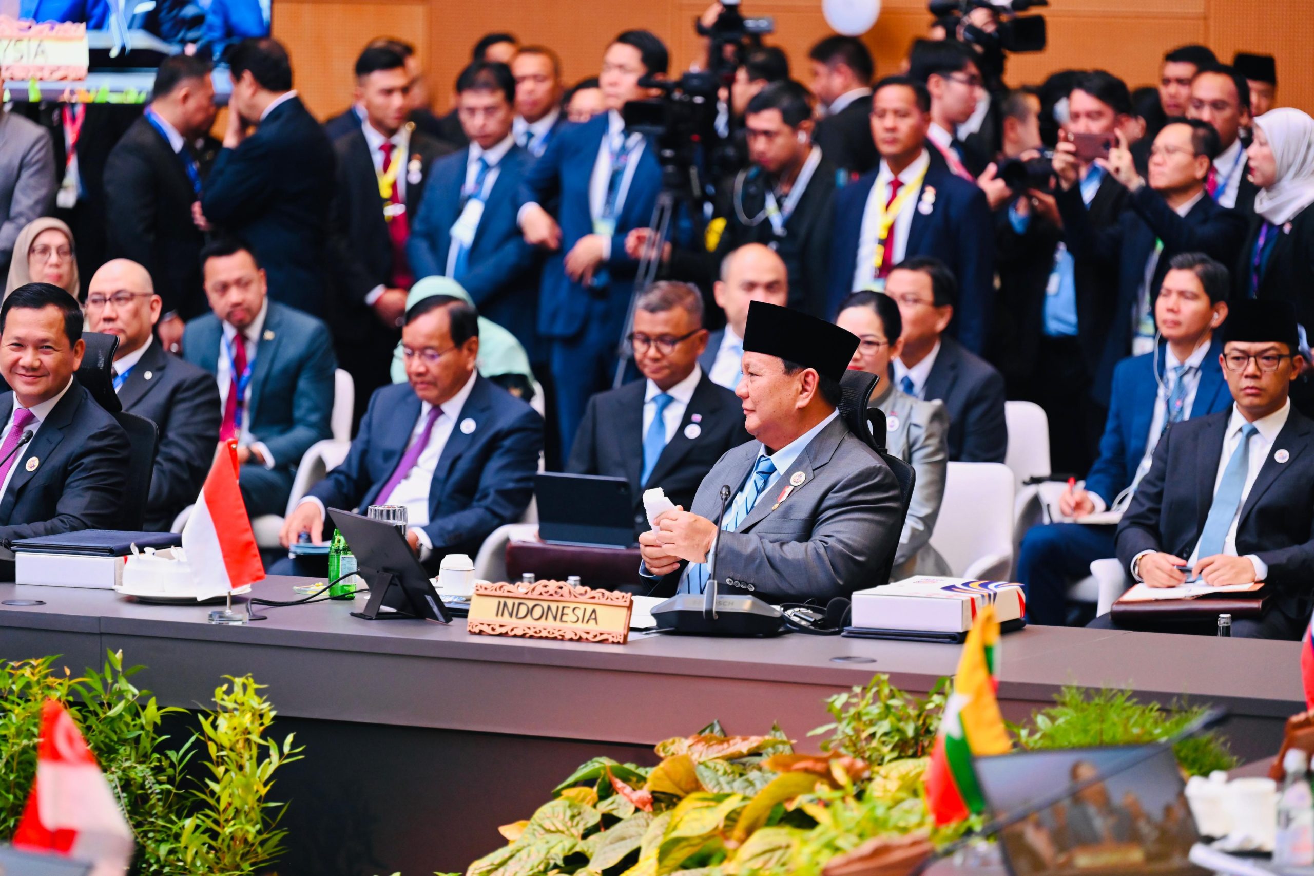 Presiden Prabowo Saat Pleno Usulkan dan Dukung PNG Jadi Anggota ASEAN