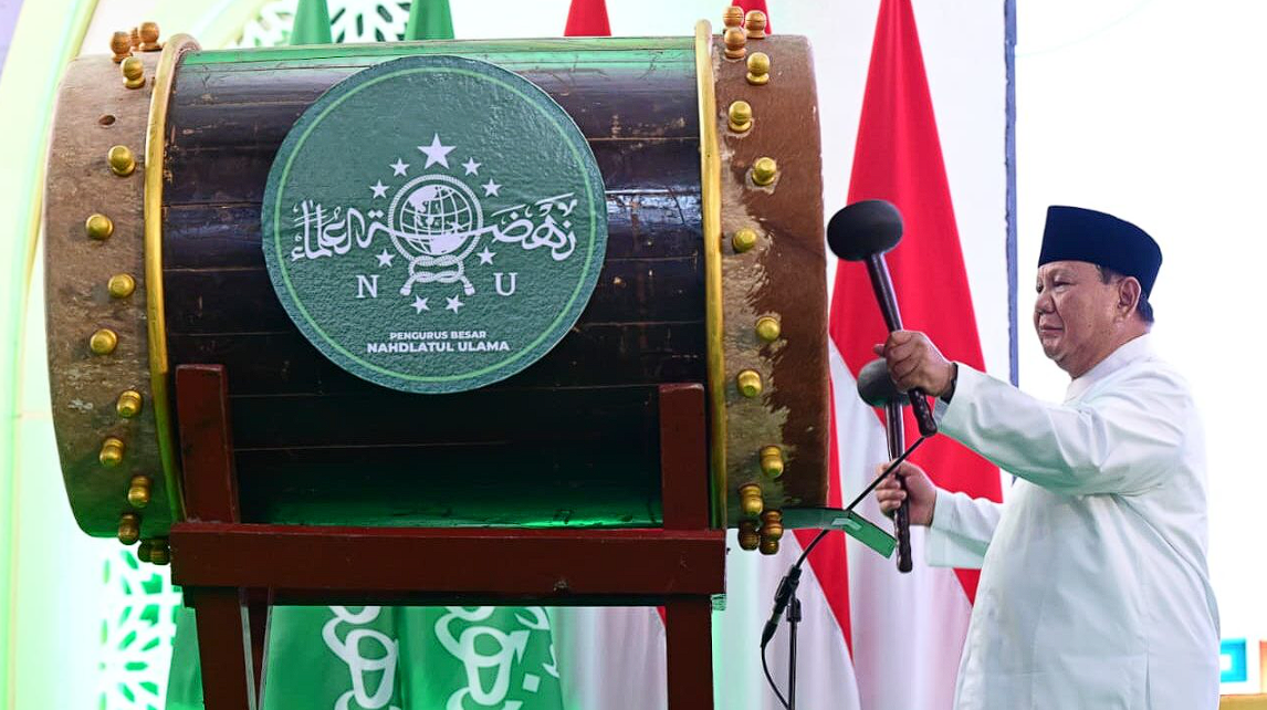 Buka Muktamar ke-35 NU, Presiden Prabowo: NU Institusi Bersejarah dan Berjasa Besar bagi Indonesia