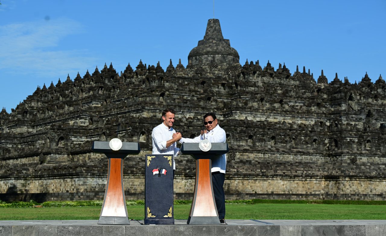 Indonesia–Prancis Luncurkan Kemitraan Strategis Kebudayaan di Candi Borobudur