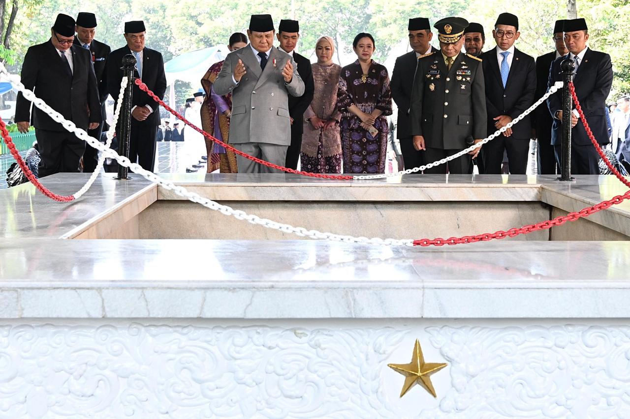Perdana, Presiden Prabowo Subianto Pimpin Upacara Peringatan Hari Kesaktian Pancasila Tahun 2025