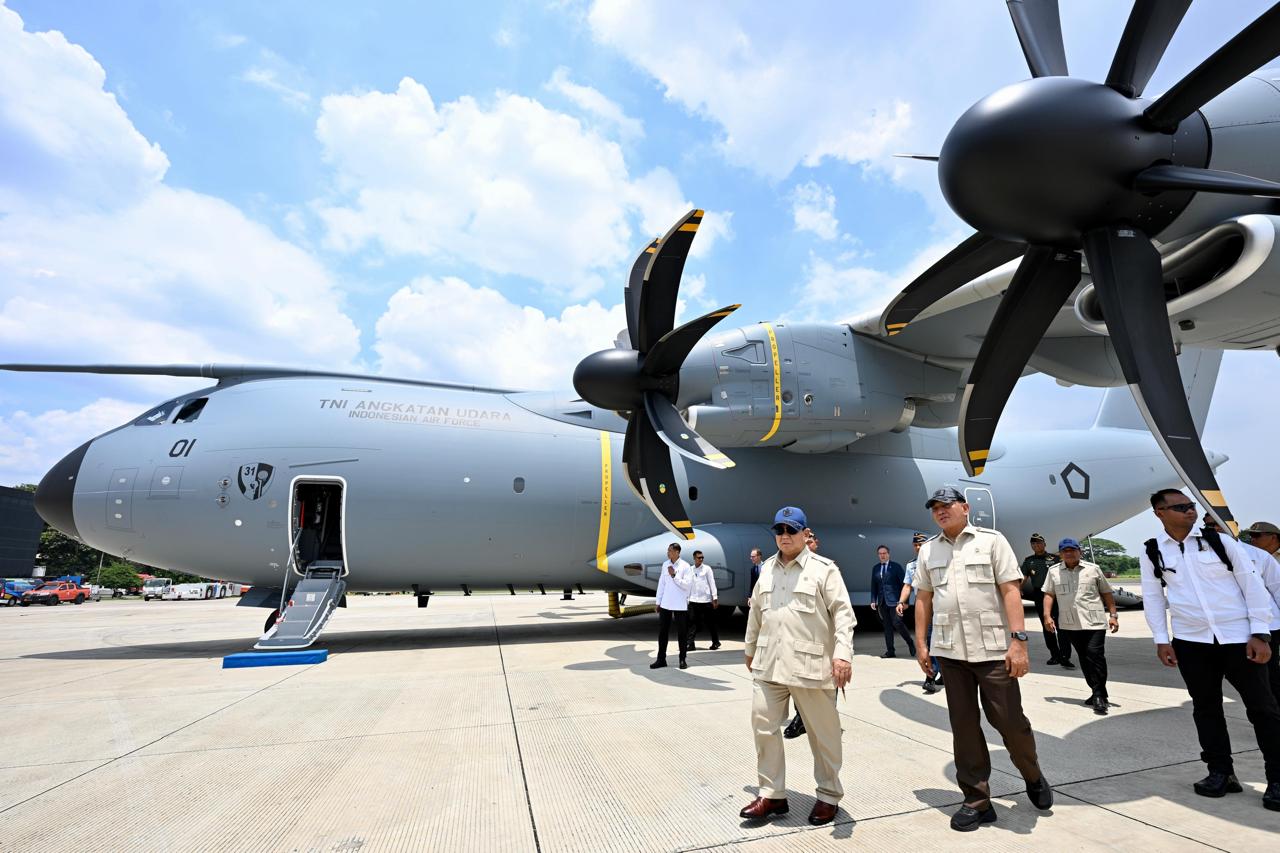 Presiden Prabowo Serahkan Airbus A400M/MRTT Alpha 4001 untuk Perkuat Kekuatan Angkatan Udara Indonesia