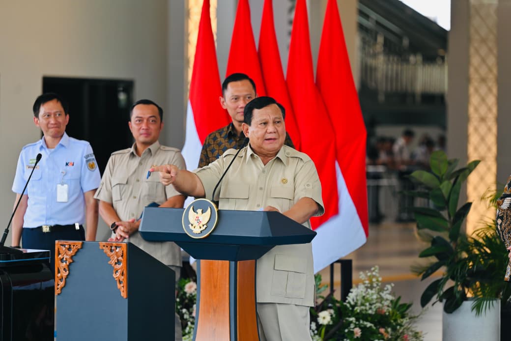 Presiden Prabowo: Sistem Kereta Api Jadi Fokus Pembangunan Nasional