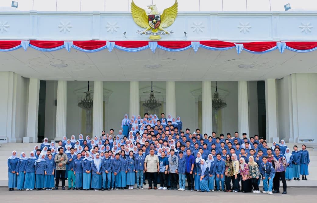 Bertemu Langsung Presiden Prabowo, Ratusan Pelajar Jabar Rasakan Pengalaman Berkesan di Istana