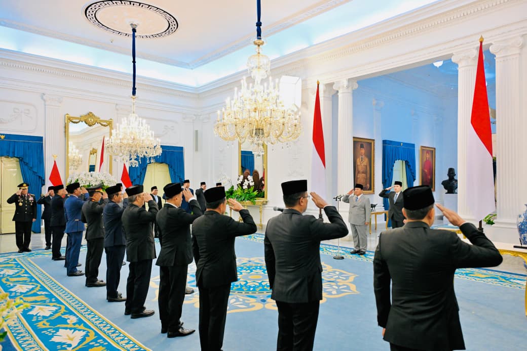 Presiden Prabowo Lantik Keanggotaan Komisi Percepatan Reformasi Polri