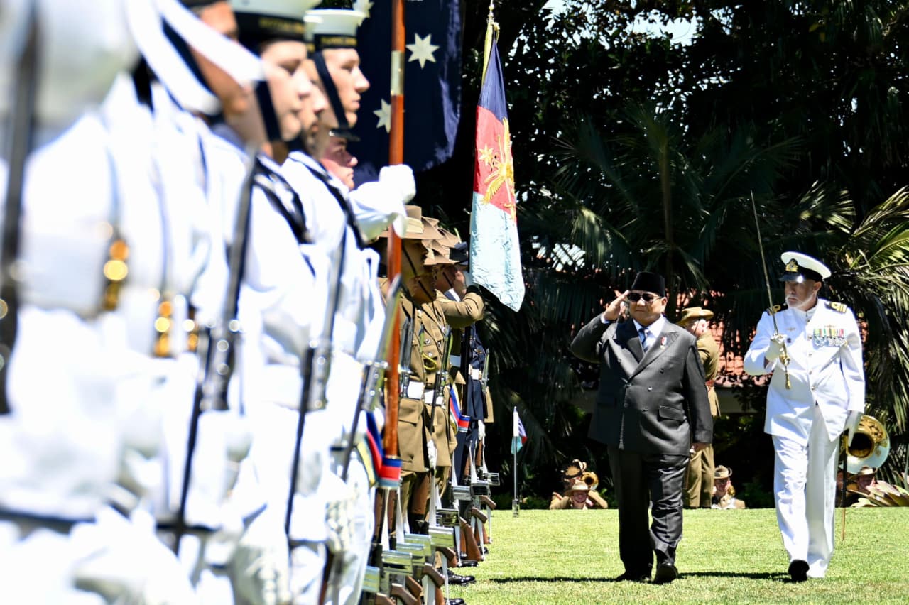 Gubernur Jenderal Australia Sam Mostyn Sambut Presiden Prabowo dengan Upacara Kenegaraan